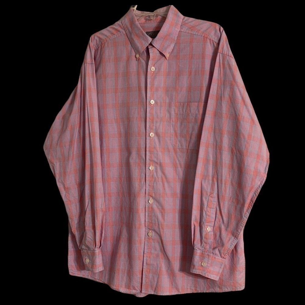 Talbots Long Sleeve Button Down Plaid shirt - size L
